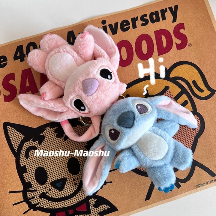 Disney%20Cute%20Stitch%20Plush%20Toy%20Lovely%20Lilo%20Stitch%20Doll%20Angel%20Plushies%20Cute%20Stuffed%20Movie%20Anime%20Bag%20Pendant%20Key%20Chain%20Girl%20-%20Image%204