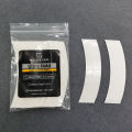 Hand woven hair patch top bio scalp double sided tape wholesale lace wig head cover pu edge men's hair patch block film.