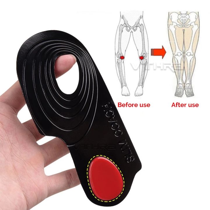 VTHRA X/O Legs Varus Orthotic Insert Insole Flat Feet Insoles Plantar Fasciitis Arch Support Heel Cushion Foot Gel Pad Man Women