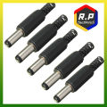 5PCS 5.5mm X 2.5mm Male Jack DC Power Plug Socket Jack Adapter Adaptor Connector. 
