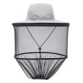 Yfashion Sunshade  Hat With Detachable Mosquito Net Multi-functional  Uv Protection Hat For Outdoor Fishing. 