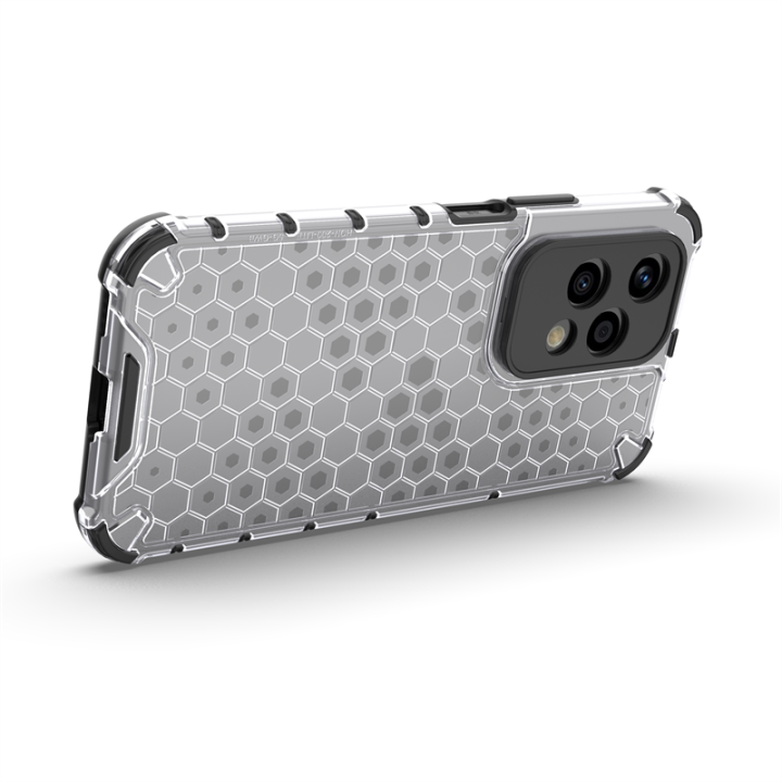 Case%20For%20Xiaomi%20Poco%20F6%205G%20Transparent%20Honeycomb%20,%20%5BAnti-Scratch%20Hard%20PC%20Back%20Back%20+%20Soft%20TPU%20Bumper%5D%20%20Shockproof%20Cover%20Xiaomi%20Poco%20F6%205G%20-%20Image%205
