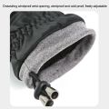 【New and Improved】 Riding Driving Gloves Fleece Autumn Winter Thick Plush Full Finger Mittens Furry Warm Mitts Men Gloves. 