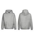 Premium EFG Fashion FOOSIL GRAY Embroidery Logo Non Zipper Winter Hoodie Cotton Fleece Fabric Inside Brush Export Quality Gray Color. 