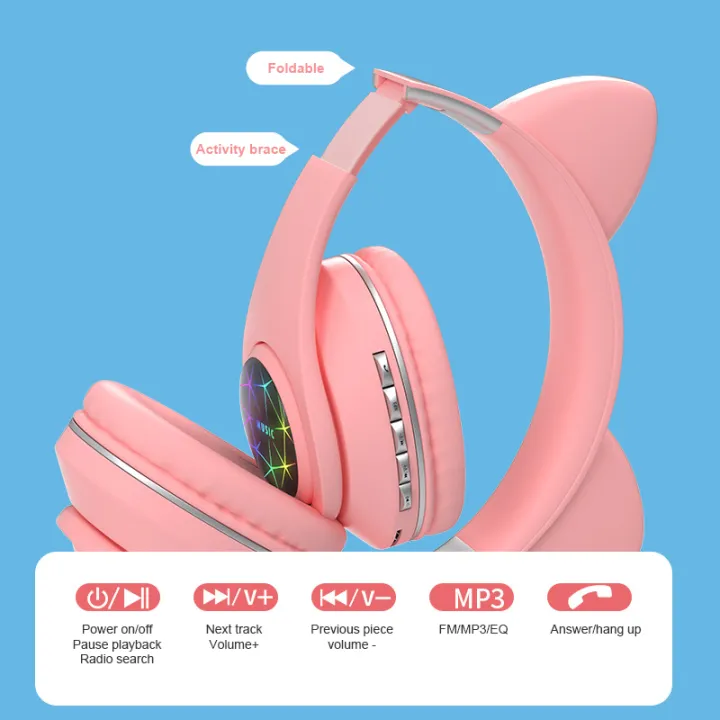 M2%20Cat%20Ear%20Luminous%20Head-mounted%20Wireless%20Bluetooth%20Headset%20with%20Microphone%20Hands-free%20Support%20TF%20Card%20AUX%20Play%20Easy%20to%20carry.%20-%20Image%203
