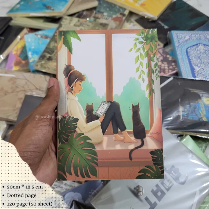 Aesthetic%20Journal%20Dotted%20Notebook%20(7.9%20inch*5.4%20inch/A5%20size)%20-%20Image%203