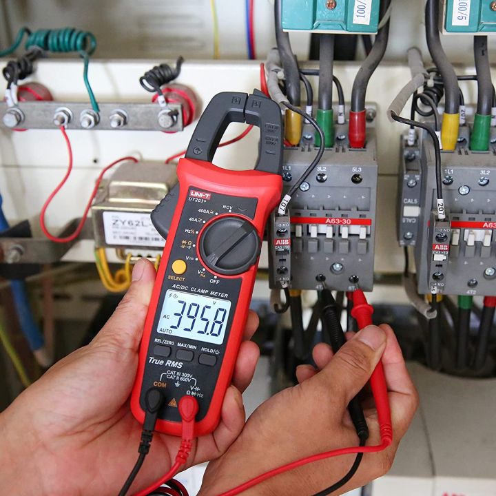 UNI-T%20UT203+%20Digital%20Clamp%20Meter,%20AC%20Current%20True%20RMS%20HVAC%20Volt%20Amp%20Ohm%20Meter%20Clamp%20On%20Multimeter,%20Auto%20Ranging%204,000%20Counts%20NCV%20AC%20DC%20Voltage%20Frequency%20Resistance%20Capacitance%20Continuity%20Diode%20Tester%20-%20Image%203