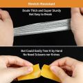 Cloth Double Sided Tape Adhesive Mesh Double Sided Cloth Tape Yellow High Viscosity 1 Roll.