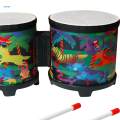 Music Enlightenment Drum Tunable Percussion Instruments 5'' and 6'' Bongo Drum Set for Beginners. 