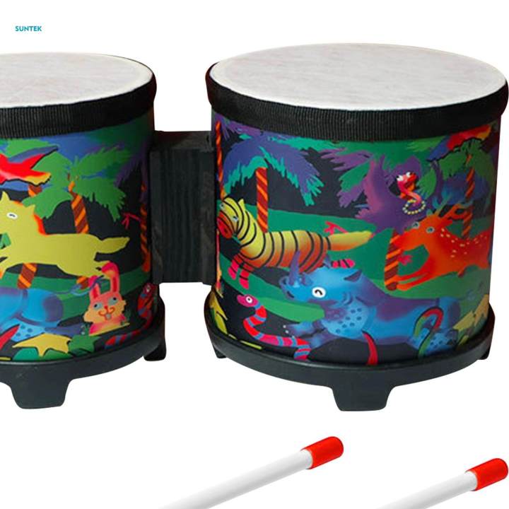 Music%20Enlightenment%20Drum%20Tunable%20Percussion%20Instruments%205''%20and%206''%20Bongo%20Drum%20Set%20for%20Beginners%20-%20Image%206