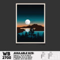 Landscape Art Digital Illustration Wall Canvas Art For Wall Decoration Canvas Painting For Wall - WB2700 - Handy Commodity. 