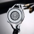 Women'S Watches Gold Diamond Quartz Bracelet Wrist Watch Big Dial Ladies Clock Stainless Steel Reloj Mujer Gift For Girlfriend.
