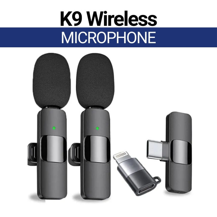 K9%20Wireless%20Dual%20Microphone%20Professional%20Lapel%20Lavalier%20Microphone%20Remove%20Noise%20For%20Type%20C+Apple%20-%20Image%202