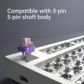 FL·ESPORTS MK870 Keyboard Kit Single-Three-Mode Mechanical Keyboard Full Key Hot Swap RGB DIY Customized Keyboard Accessories.