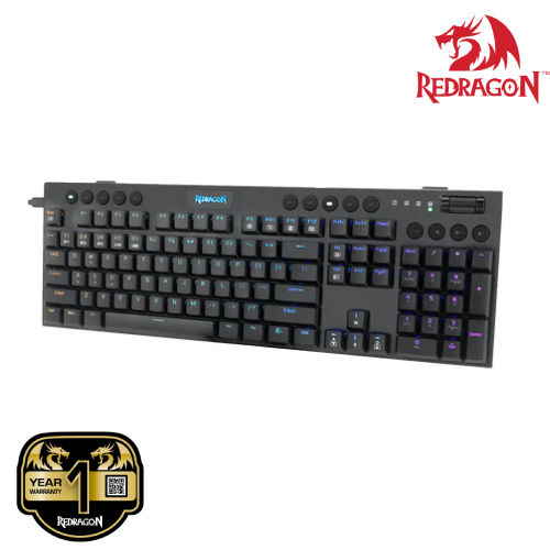 Redragon K618 HORUS Wireless RGB Ultra-Thin Mechanical Gaming Keyboard