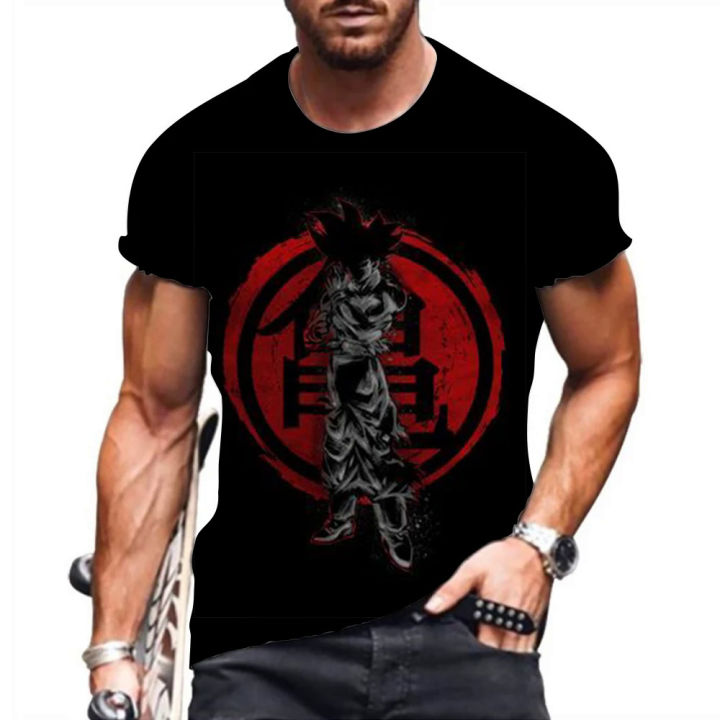 Goku New Dragon Ball T Shirts Essentials Men's T-shirt Tops Children's High Quality Clothing Vegeta Streetwear Fashion Hip Hop