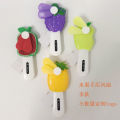 2023 Summer Mini Fruit Cartoon Pineapple Small Wind Hand Pressed Orange Watermelon Manual Plastic Fan Gift. 