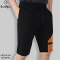 GoodMan Black Color Cotton Short Pant for Men..