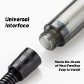 5 Modes Adjustable Shower Head with Filter Cartridge Water Massage High Pressure Handheld Shower Bathroom Accessories.