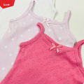 Girls Organic Cotton Sleeveless Camisole Rompers From Levin. 
