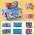 Baby Tissue Box Silky Tissue Busy Pull Tissues for Developmental Newborns. 