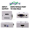 HDMI to VGA CONVERTER - HDMI FEMALE PORT TO VGA MALE - 1080P. 