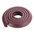 2M Children Protection Table Guard Strip Products Glass Edge Furniture Horror Crash Bar Corner Foam Bumper Collision Black & Brown (2 Pcs). 
