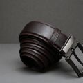 Zays Genuine Leather Belt for Men – Full-Grain, Adjustable Fits For 28–40 Inch Waist, 1.3" Width Formal & Casual Dress Belt.
