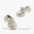BEVERGREEN 7CM Summer Clogs Outdoor Waterproof Platform Women Slippers Beach Slides Massage Beard Black Designer Sandals.