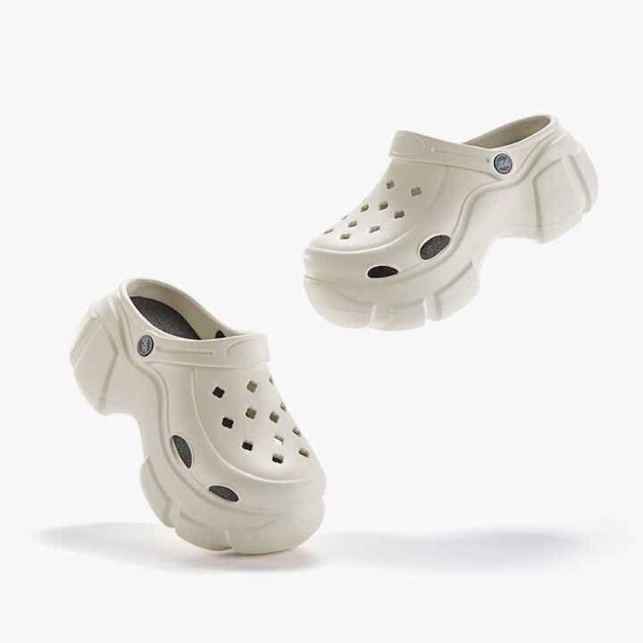 BEVERGREEN%207CM%20Summer%20Clogs%20Outdoor%20Waterproof%20Platform%20Women%20Slippers%20Beach%20Slides%20Massage%20Beard%20Black%20Designer%20Sandals%20-%20Image%203