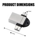 2 in 1 OTG Converter USB 3.0 to Micro USB and Type C Adapter USB 3.0 Micro USB.