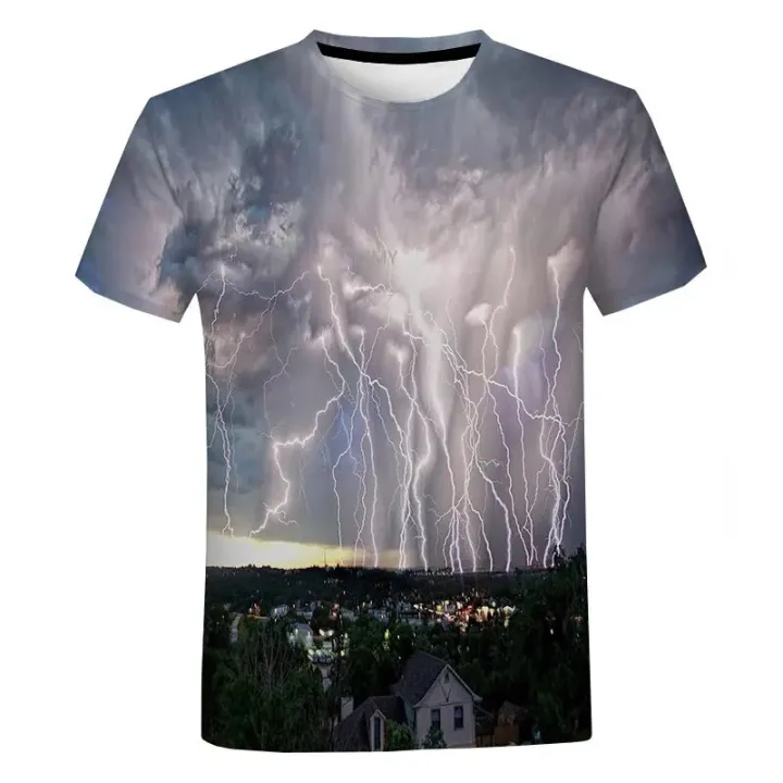 Summer%203D%20Digital%20Printed%20Lightning%20Cool%20T-Shirt%20New%20Men's%20Oversized%20Casual%20T%20Shirts%20for%20Men%20Short%20Sleeve%20Tee%20-%20Image%202