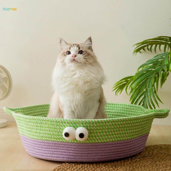 Woven%20Cat%20Bed%20Universal%20Portable%20Woven%20Rope%20for%20Rabbit%20Large%20Cats%20Kitten%20-%20Image%203