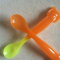 Baby Temperature Sensor Color Changing Spoon Kitchen Safety Children Tableware.