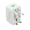 Universal World Travel Adapter Multi 2 USB Port Surge Protector All in one 2pin 3pin Plug AC Power International Converter US UK AU EU Socket. 