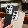 Fashions Luxury Leather Texture TPU Case For Samsung Galaxy S25 Edge S24 Ultra S23 FE S22 Plus A56 A16 A55 A15 A35 A36 A25 A26 A53 A54 5G Cover.