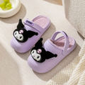 Kuromi Hello Kitty Anime Kawaii Sanrio Cotton Slippers Spring Winter Cute My Melody Cartoon Indoor Home Non-Slip Shoes Girls Toy.