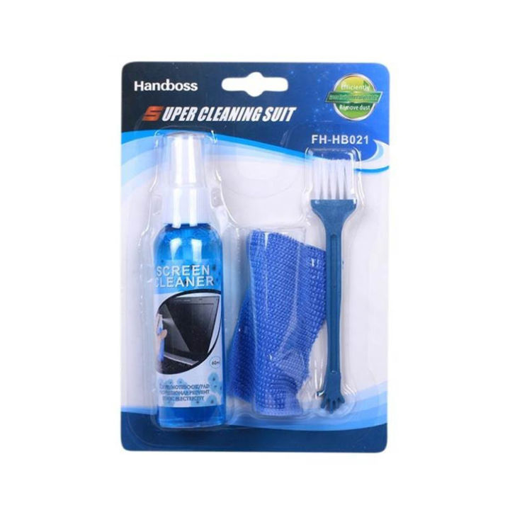Screen Mobile Phone Computer Kit Laptop Cloth Cleaner Brush Cleaning 1pcs