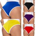 Summer Ladies Panties Shorts Women's Running Stretch Gym Sports Shorts Solid Color. 