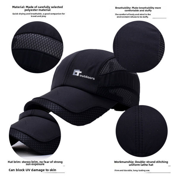 1%20Pcs%20Summer%20Light%20Weight%20Hat%20Cap%20High%20Quality%20Fashion%20Baseball%20Sun%20Protection%20Visor%20for%20man%20-%20Image%202
