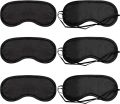 2Pcs Eye Mask Black Shade Blindfold Eye Patch Night Economic Sleep & Snoring - Black. 