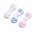 2pcs Anti-baby drawer lock child safety lock protective safety buckle lock anti-pinch finger. 