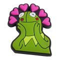 1PCS Sad Frog Series PVC Croc Clogs Decorate DIY Shoe Charms Accessories Classic Clog Kids Gift.