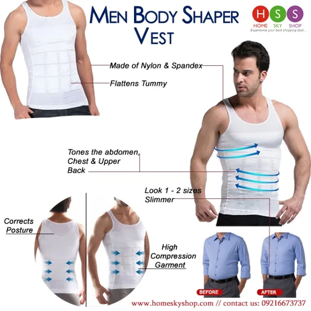 Slim n Lift Slimming Belt Vest Tummy Tucker Shaper Under shirt