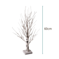 Tabletop Tree, White Tree with LED Lights, Warm White Small Tree Lights Battery Powered , Lighted Tree.
