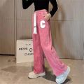 Spring Girls Corduroy Pants Loose Trousers Autumn Kids Clothes High Waist Wide Leg Pants Child Casual Pants Teen Clothes 5-12Y.