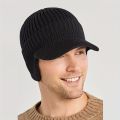 1pc Men's Unfleeced Autumn And Winter Knitted Hat With Ear Protection For Cycling , Ideal choice for Gifts. 