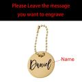 Personalized Name Metal Keychain - Laser Engraved Key Chain - Name Keyring For Backpack - Custom Party Wedding Gift Keychain. 