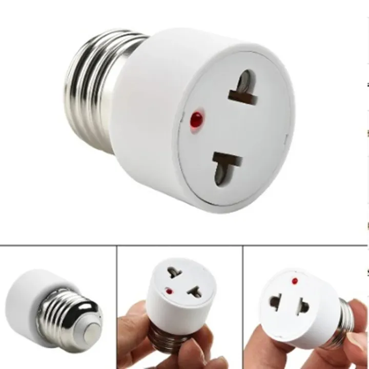 1pcs%20E27%20to%20EU%20US%20Converter%20Lamp%20Socket%20Screw%20LED%20Bulb%20Lighting%20E27%20European%20America%20Plug%20Socket%20Light%20Holder%20White%20-%20Image%202