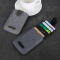 Adhesive Stick 5 Pull Credit Card Holder Universal RFID Blocking Cell Phone Wallet Case Men Bank Business Name Card Storage. 